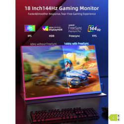 Ecran de jeu portable 2K 18 pouces