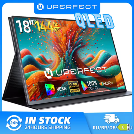 Ecran de jeu portable 2K 18 pouces