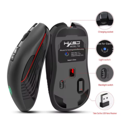 Souris sans fil rechargeable USB, type C