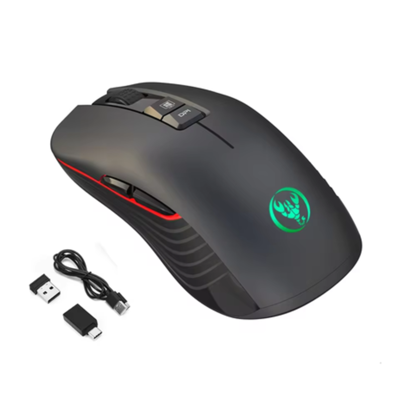 Souris sans fil rechargeable USB, type C
