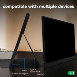 Moniteur portable de 15.6 pouces