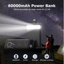 Hganus 60000mAh batterie externe