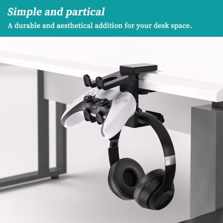 Support Casque Gaming Rotatif 360°